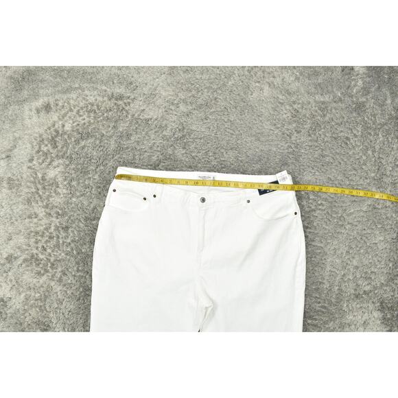 NWT Abercrombie & Fitch White Curve 90's Relaxed Straight Jeans Zip Size 36 Long - Picture 7 of 7